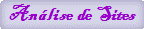 An�lise de Sites