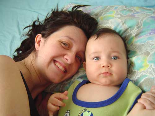 Eu com a mam&atilde;e!