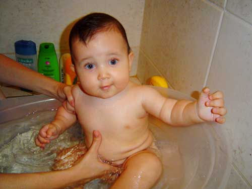 Banho gostoso!