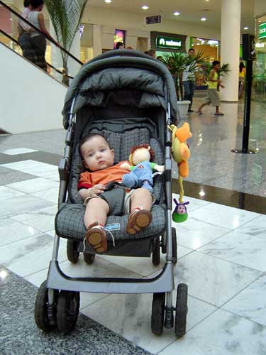 Voltinha no shopping!