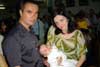 Com papai e mam&atilde;e no batizado!