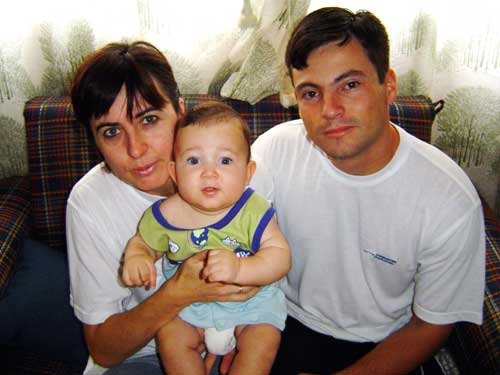 Com a Tia Ana L&uacute;cia e o Tio Mauro!