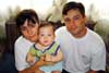 Com a Tia Ana L&uacute;cia e o Tio Mauro!
