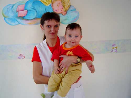 Essa &eacute; a tia que cuida de mim!