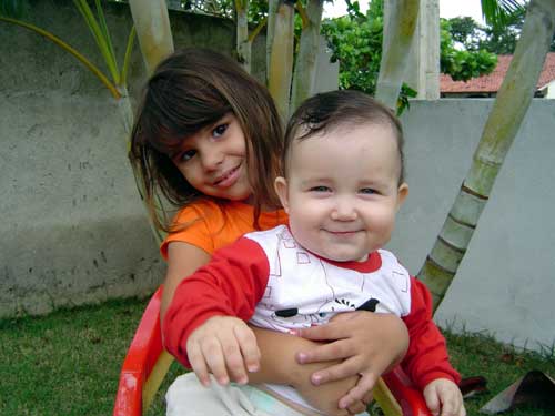 Com a priminha Tiliane!