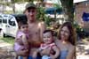 Com os primos Guilherme, Mari e com a priminha Tatiana!