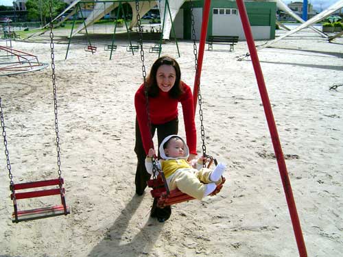 A mam&atilde;e tava me balan&ccedil;ando!