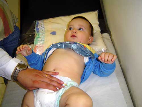 Ele me falou que estou com 75cm e 10.065Kg!