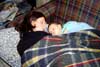 Cochilando com a mam&atilde;e!