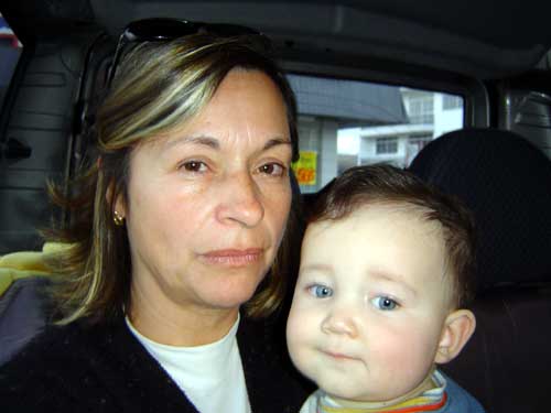 Com a vov&oacute; C&eacute;lia na ida para Ca&ccedil;ador!