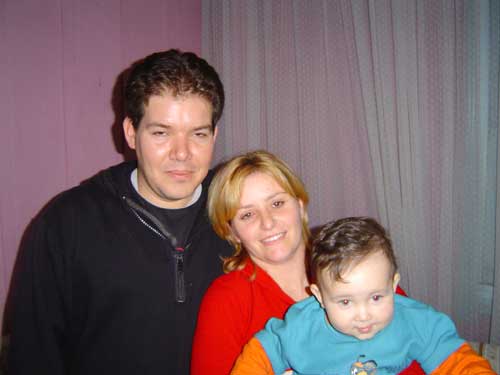 Com a Tia Simara e o namorado dela!!