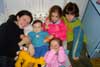 Perdido no meio da mulherada!!! Na foto est&atilde;o a mam&atilde;e, a Isabela, a Isadora e a Audrin!