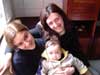 Com a Tia Larissa e a mam&atilde;e!