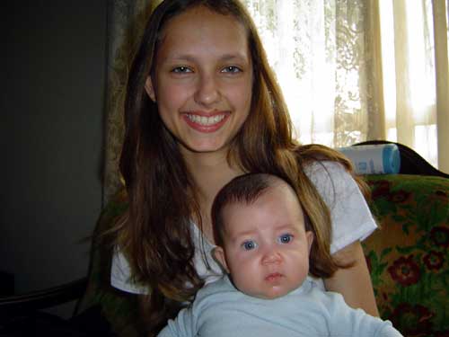Com a Bianca, amiga da tia D&eacute;!