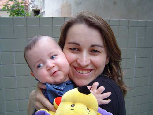 Com a minha Dinda!