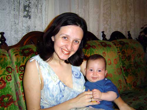 Eu e a mam&atilde;e na noite de Natal!