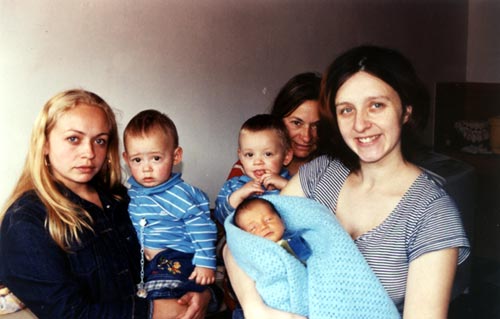 Tia Dayane e os primos Gui e Gu