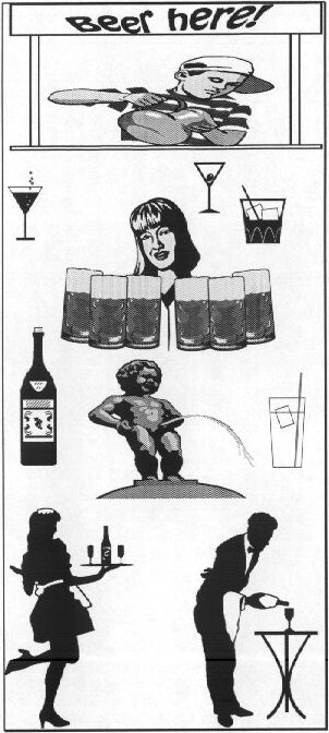BEER HERE graphic