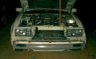 Nose piece removed and air filter box and resonator taken out.