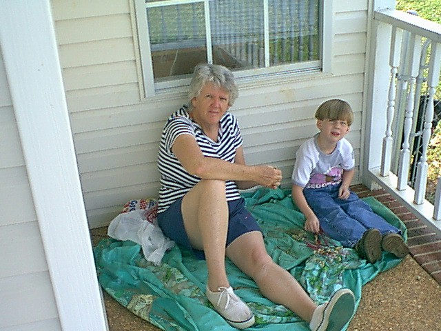 No chance of Grandma getting bored with Katie in charge!