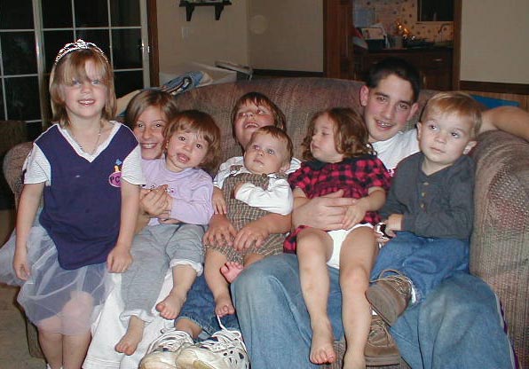 Christmas time - all together.