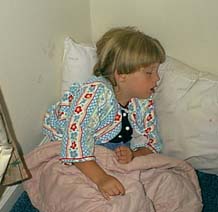 Where do little girls go when they are in trouble?