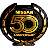 50th Anniversary Badge - On my car, although its not supposed to be...
