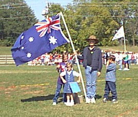 I claim this field in the name of Australia....lol