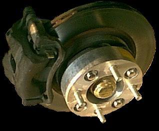 Wheel adapters 1 1/2 inch wide give it a wider stance.
