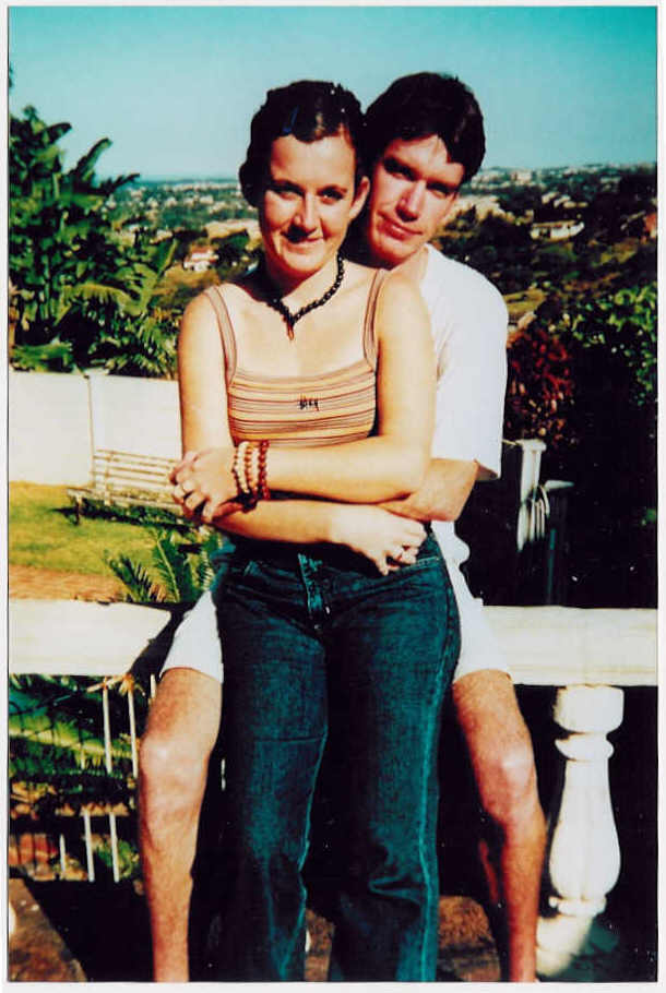 Lisa & Myself, at her place in Durban.