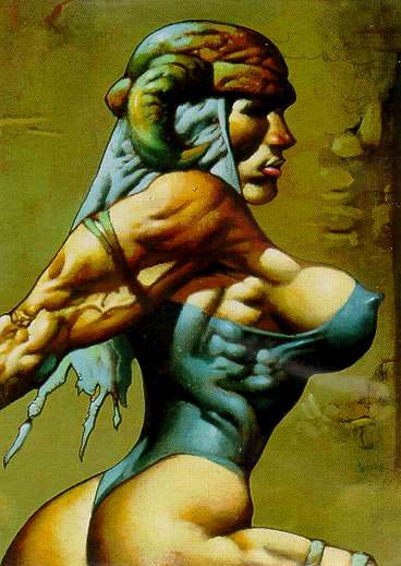 The Proud Form Of The Goddess Sescleridia Beckons With Open Arms...