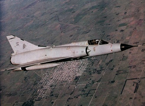 Mirage IIIE de la Fuerza Aerea Argentina
