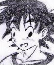 goku (dragonball) -- pencil sketch