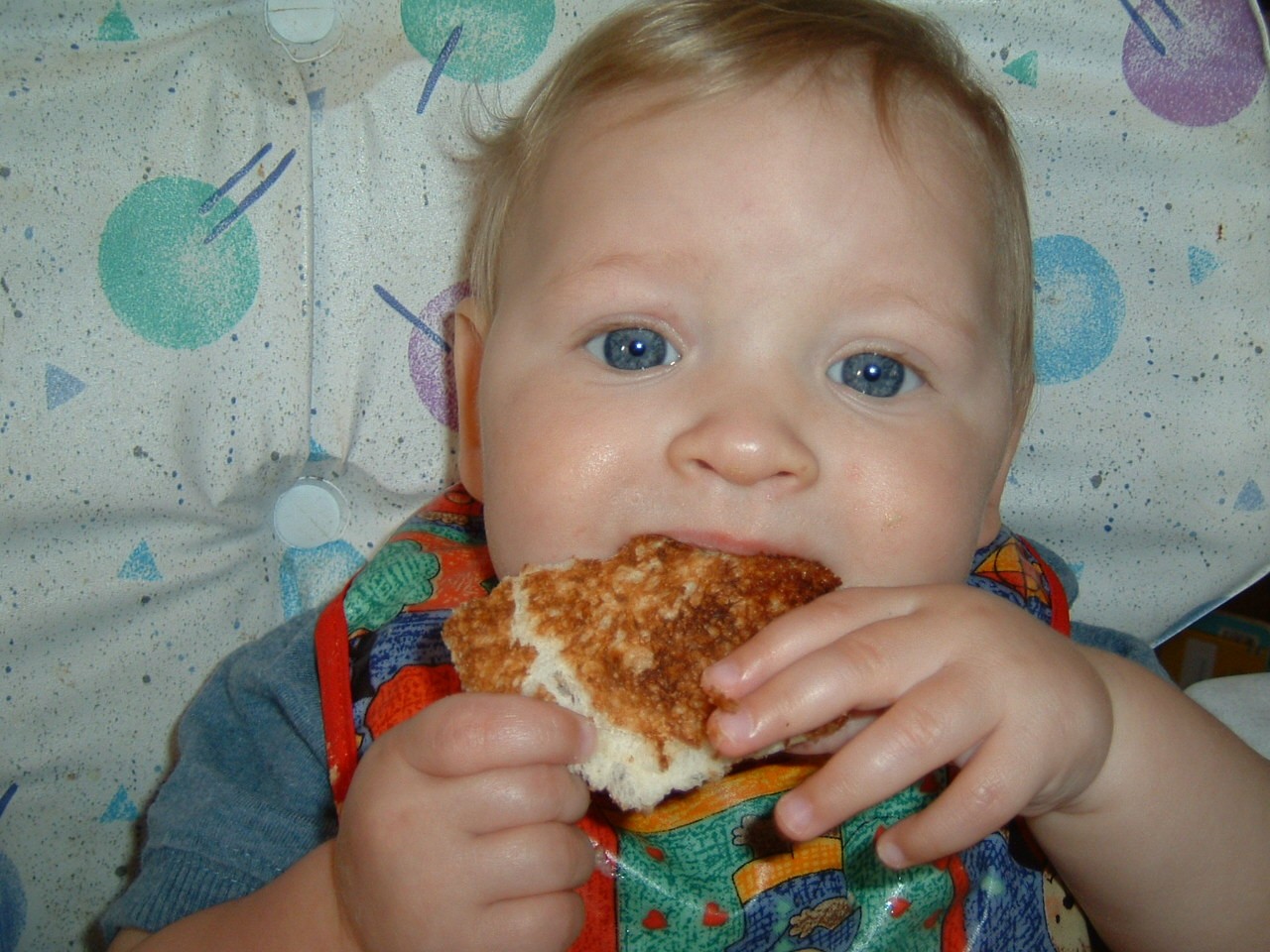 My very own piece of toast!!!