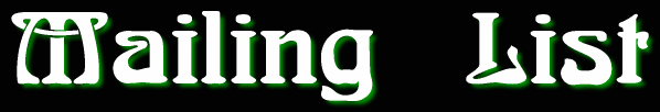 Mailing List