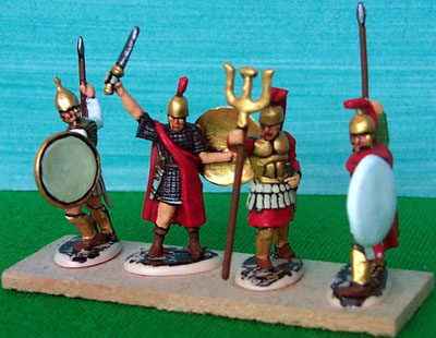 DBA Army #II/32 Later Carthaginian [Command type] Spear element, painted by David Wallace
