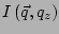 $ I\left(\vec{q},q_z\right)$