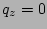 $ q_z=0$