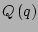$ Q\left(q\right)$