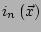 $ i_n\left(\vec{x}\right)$