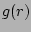 $ g(r)$