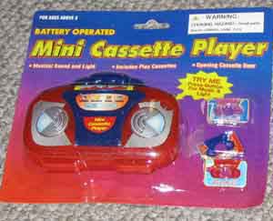 Mini Cassette Player (not really)
