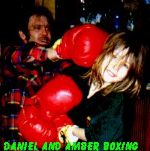 Daniel and Amber Boxing