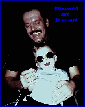 G-pa and Dylan playing around