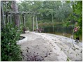 Steps to the water at The Ruins.  Dawson, Joey, Jen and Jack are seen laying here in the sun at the begining of the last episode of season 4