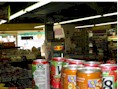 View facing the cash register inside of the Village Market where Pacey & Dawson meet the Crazy Lady in the Friday the 13th episode