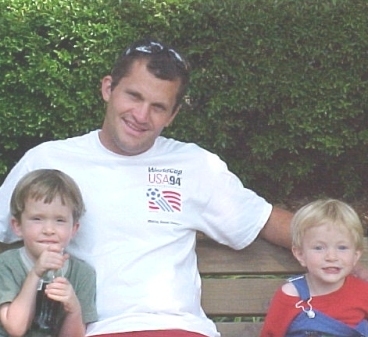 Craig with sons Ryan and Colin