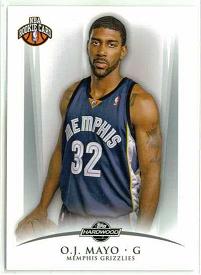 2008-09 Topps Hardwood #103B O.J. Mayo Standing RC 1210/2009
