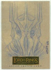 2006 LOTR Masterpieces I Artist Sketch Card by Jason Keith Phillips 1/1