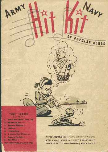 Sheet Music Cover from Special Services 1947